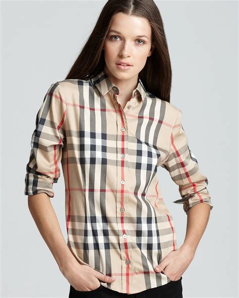 burberry zip top|female Burberry shirts on sale.